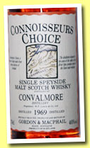 Convalmore 1969/1991 (40%, Gordon & MacPhail, Connoisseur's Choice) 