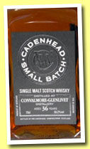 Convalmore-Glenlivet 36 yo 1977/2013 (58.2%, Cadenhead, small batch, hogshead, 288 bottles)