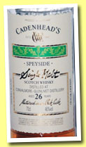 Convalmore-Glenlivet 26 yo 1981 (46%, Cadenhead, Original Collection, sherry, +/-2007) 