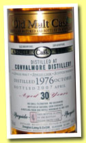 Convalmore 30 yo 1976/2007 (44.1%, Douglas Laing, Old Malt Cask, DL ref #3520, 192 bottles)