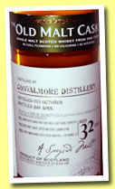 Convalmore 32 yo 1975/2008 (48%, Douglas Laing, Old Malt Cask, refill hogshead, ref #4246, 202 bottles)