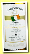 Cooley 21 yo 1992/2013 (56.3%, Cadenhead, World Whiskies, bourbon barrel, 210 bottles)