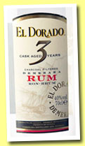 El Dorado 3 yo (40%, OB, Demerara, +/-2013)