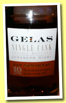 Gélas 10 yo 'Single Cask Double Matured' (41.8%, OB, bas-armagnac, 550 bottles, +/-2012)