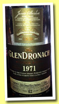 Glendronach 42 yo 1971/2013 (44.6%, OB, Bacth 8, Pedro Ximenez Sherry Puncheon, cask #1246, 432 bottles)