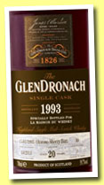 Glendronach 20 yo 1993/2013 (52,6%, OB for The Whisky Fair, oloroso sherry butt, cask #13, 668 bottles)