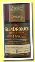 Glendronach 20 yo 1993/2013 (52.9%, OB, batch 8, oloroso sherry butt, cask #3, 633 bottles)
