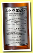 Glenmorangie 22 yo 1963 (43%, OB, one year Oloroso finish)