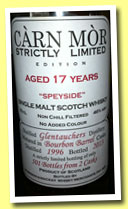 Glentauchers 17 yo 1996/2013 (46%, Càrn Mor, Strictly Limited, bourbon barrels, 501 bottles)