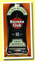 Havana Club 15 yo (40%, OB, Cuba, +/-2013) 