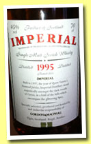 Imperial 1995/2013 (45%, Gordon & MacPhail for La Maison du Whisky, first fill sherry butt, cask #4887)