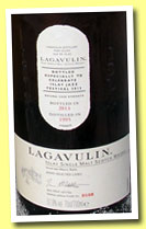 Lagavulin 1995/2013 'Islay Jazz Festival' (51.9%, OB, sherry butts)