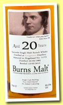 Longmorn 20 yo 1992/2013 (55.5%, The Whisky Barrel, Burns Malt, sherry hogshead, cask #71773)