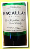 Macallan Replica '1874' (45%, OB, +/-2002) 