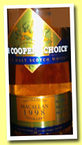 Macallan 15 yo 1998/2013 (46%, The Coopers Choice, hogshead, cask #9452, 345 bottles)