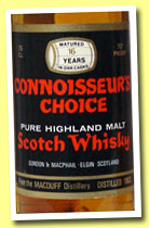 Macduff 16 yo 1963 (70° proof, Gordon & MacPhail, Connoisseur's Choice, black label, +/-1979)