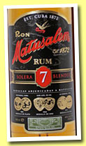Matusalem 7 yo 'Solera' (40%, OB, Dominican Republic, +/-2013)