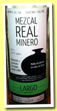 Real Minero 2008/2013 'Largo' (54%, OB, mezcal, joven, lot #2-007)