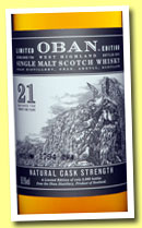 Oban 21 yo (58.5%, OB, Special Releases, 2860 bottles)