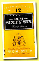 Sixty Six 12 yo (40%, OB, Foursquare, Barbados, +/-2013)