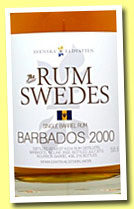 Barbados 2000/2013 (58.8%, The Rum Swedes, 215 bottles)