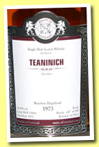 Teaninich 1973/2013 (41.8%, Malts of Scotland, bourbon hogshead, cask #MoS 13011, 198 bottles)